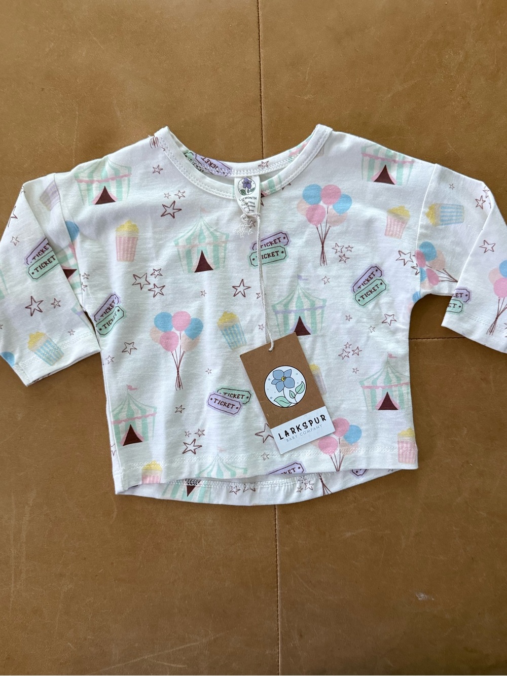 Larkspur Viscose Bamboo Top 6-12M NWT